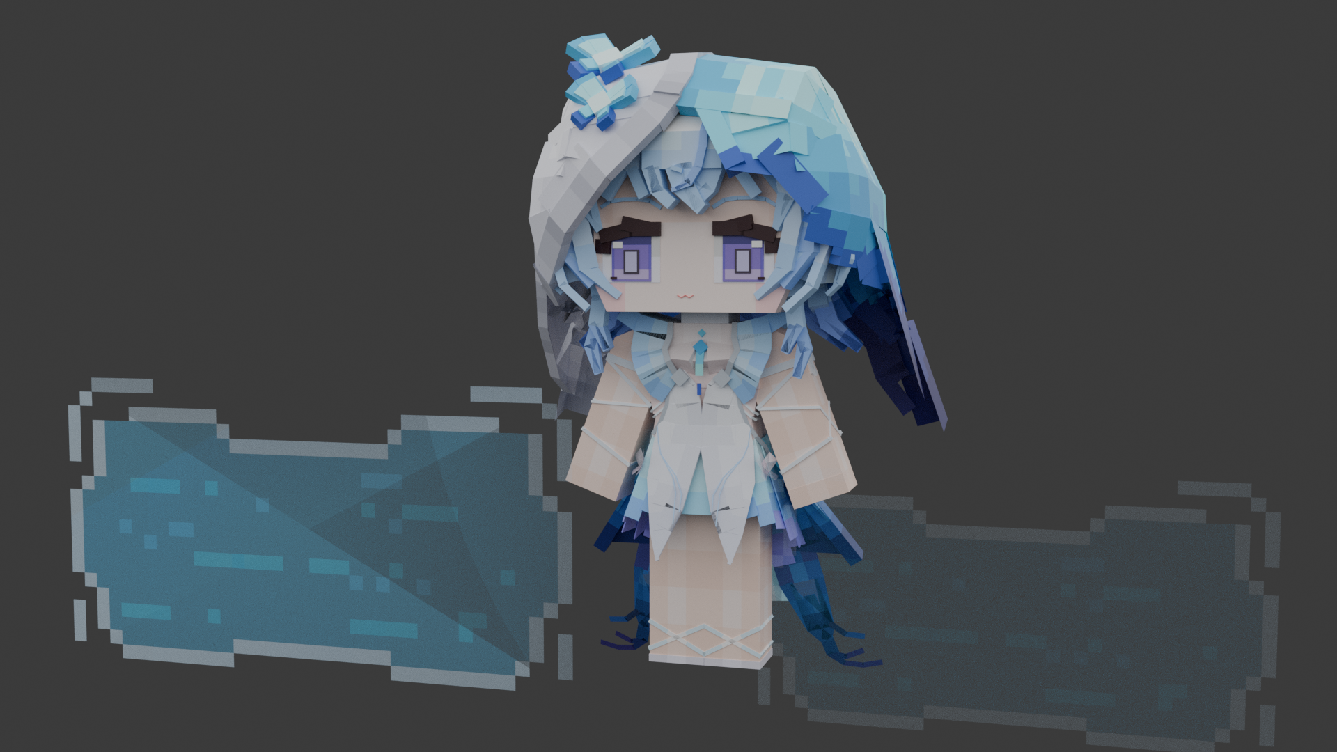 纯白守岸+月灵草草